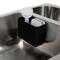Kitchen Details Matte Black Sink Caddy with Suction Cups